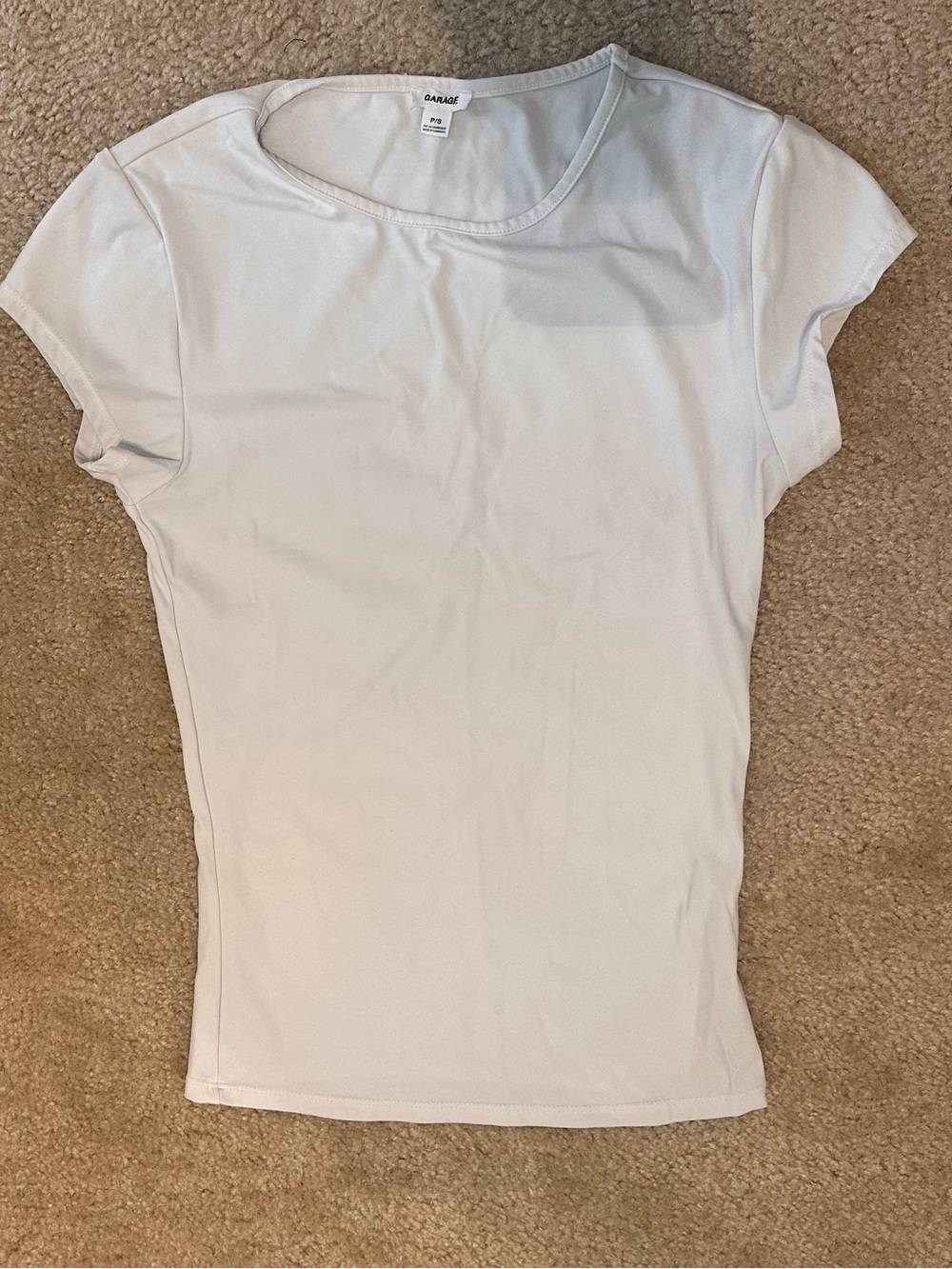 Garage White Short Sleeve Tee